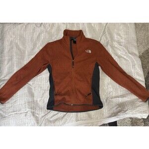 The North Face  Men’s Sip Sweater Size Small Orange/ Gray